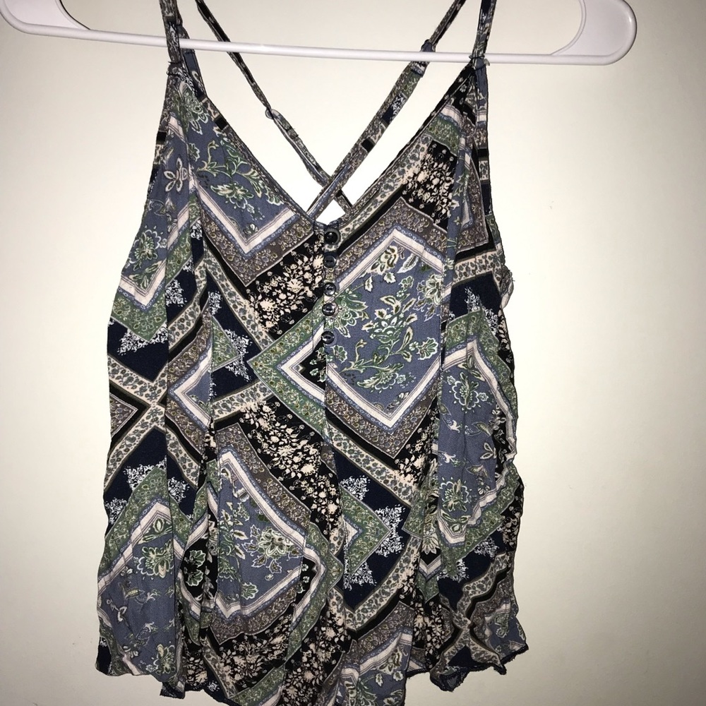 American Eagle criss cross tank top